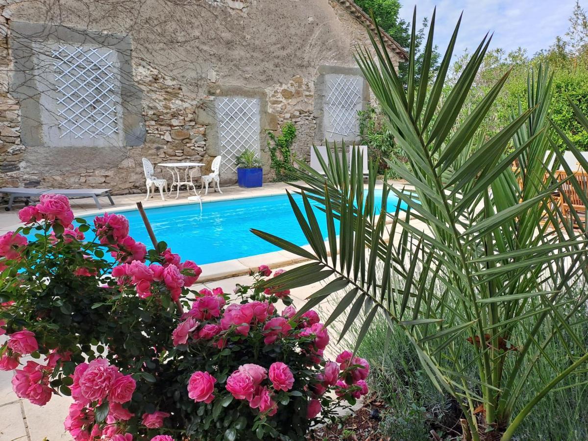 La Maisonnette Avec Spa Et Piscine Villa Sainte-Valiere ภายนอก รูปภาพ